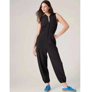 NWOT Athleta Brooklyn Utility Cargo Jumpsuit in Black